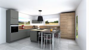 Plan 3D Esprit Cuisines Saint-Lô